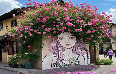 吉水怎么设计网红打卡墙绘