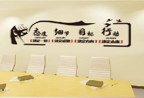 吉水企业文化墙主要展示什么？