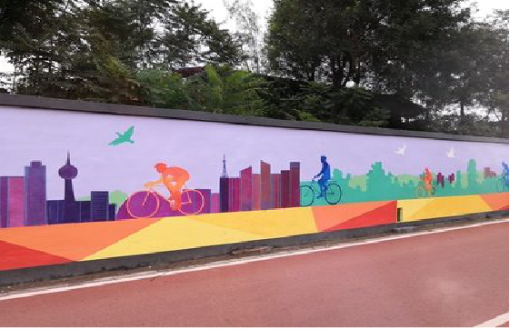 吉水墙体彩绘-围墙