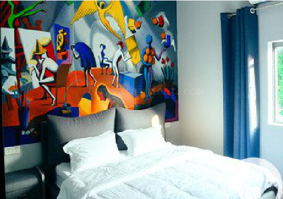 吉水对于酒店的墙体彩绘而言更注重哪些方面？