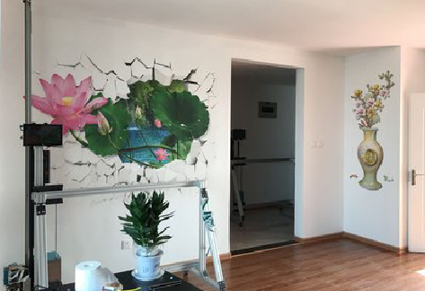 吉水墙体彩绘相比墙纸的优势。