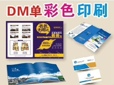 吉水单页印刷,色彩搭配简单。