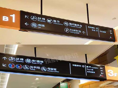 吉水如何通过商场标识牌引导客流分布?